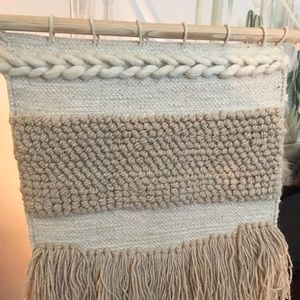 Woven wall hanging